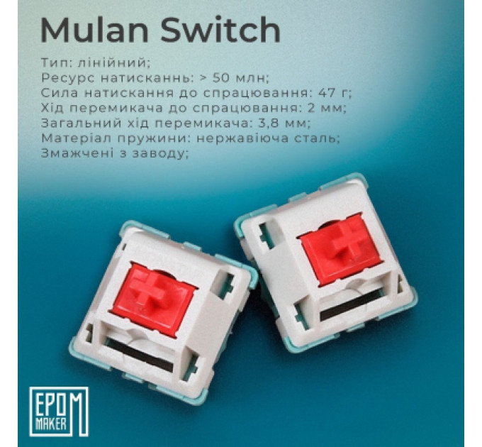 Клавіатура Epomaker Shadow-S TKL Mulan Switch Hot-Swap LCD Screen RGB Wireless/Bluetooth/USB UA White (SHS-W-M)