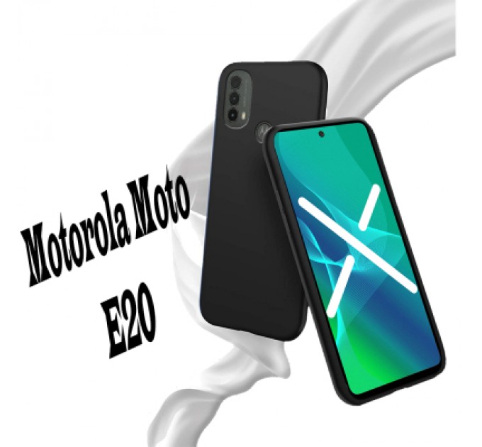 BeCover Чохол до мобільного телефона BeCover Motorola Moto E20 Black (707612)