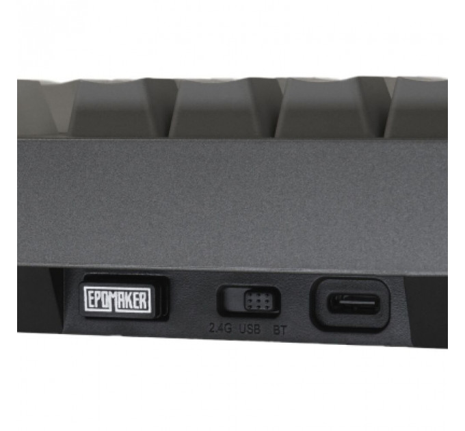 Клавіатура Epomaker TH80 Pro V2 75 Sea Salt Silent Switch Hot-Swap LCD Screen RGB Wireless/Bluetooth/USB UA Black (TH80-PROV2-B-SS)