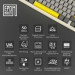 Клавіатура Epomaker TH80 Pro V2 75 Wisteria Tactile Switch Hot-Swap LCD Screen RGB Wireless/Bluetooth/USB UA White (TH80-PROV2-W-WT)