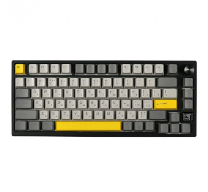Клавіатура Epomaker TH80 SE 75 Flamingo Switch Hot-Swap RGB Wireless/Bluetooth/USB UA Black (TH80-SE-B-F)