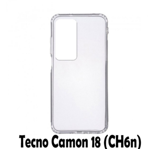 BeCover Чохол до мобільного телефона BeCover Tecno Camon 18 (CH6n) Transparancy (707629)