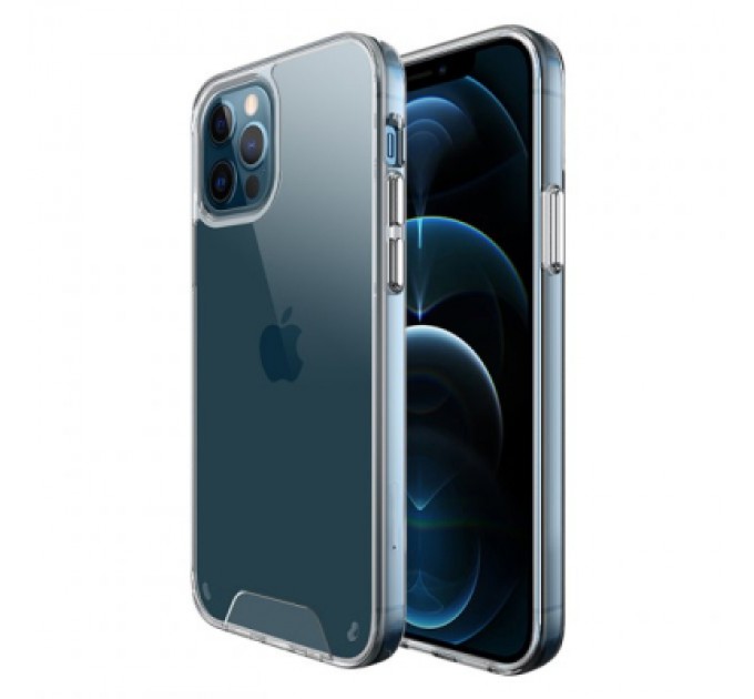 BeCover Чохол до мобільного телефона BeCover Space Case Apple iPhone 12 Pro Max Transparancy (707794)