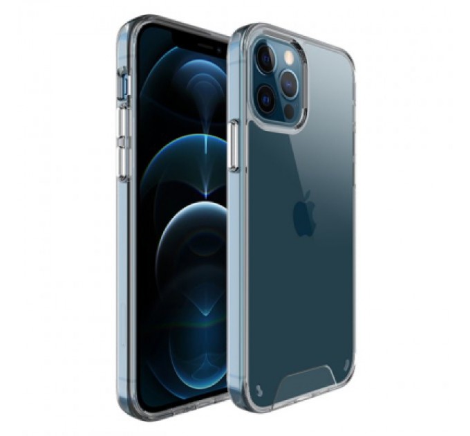 BeCover Чохол до мобільного телефона BeCover Space Case Apple iPhone 12 Pro Max Transparancy (707794)