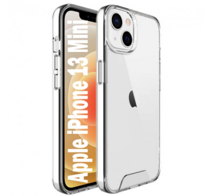 BeCover Чохол до мобільного телефона BeCover Space Case Apple iPhone 13 Mini Transparancy (707795)