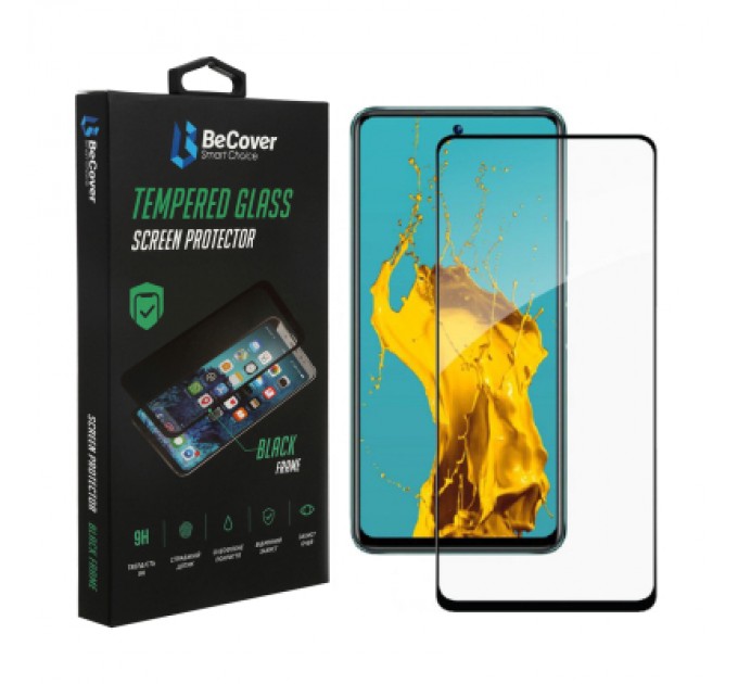 BeCover Скло захисне BeCover Infinix Hot 12 Play (X6816D) Black (707601)