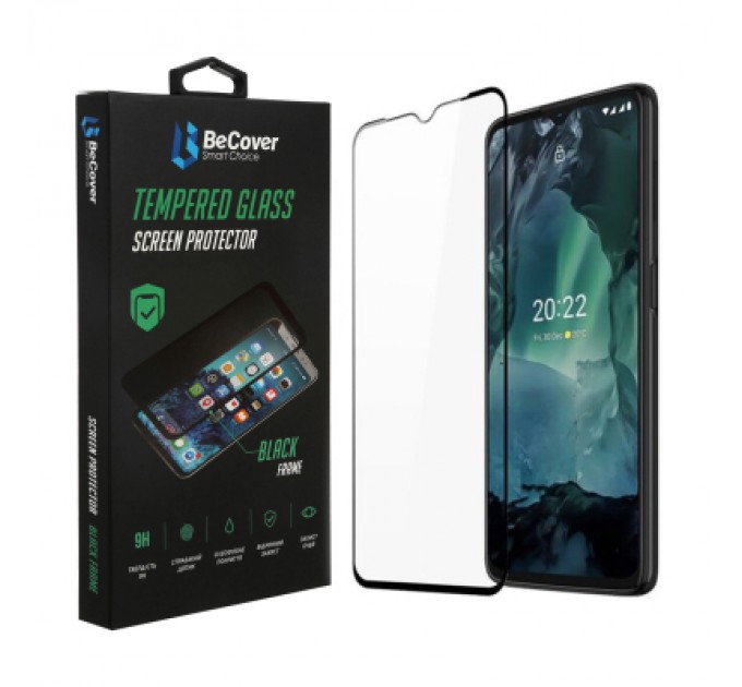 BeCover Скло захисне BeCover Nokia G21 / G11 / G11 Plus Black (707603)