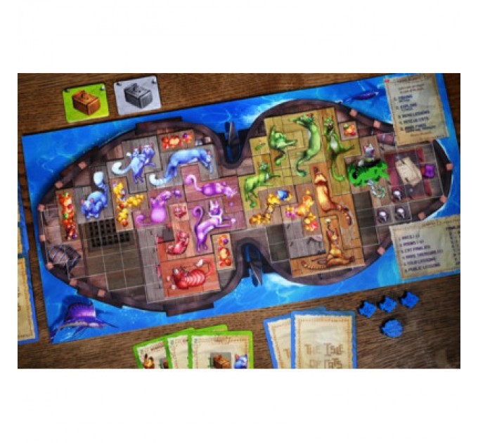 Настільна гра Geekach Games Острів котів: Набір кораблів (The Isle of Cats: Boat Pack) доповнення, українська (GKCH046OKB)