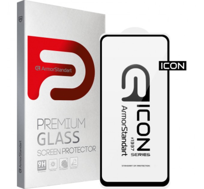 Armorstandart Скло захисне Armorstandart Icon Xiaomi Poco M4 5G Black (ARM60934)