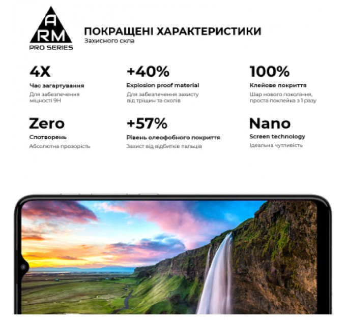 Armorstandart Скло захисне Armorstandart Pro Motorola E20 Black (ARM60530)