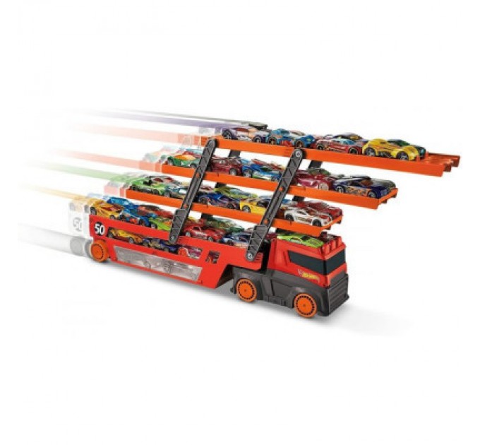 Ігровий набір Hot Wheels Вантажівка-транспортер (GHR48)