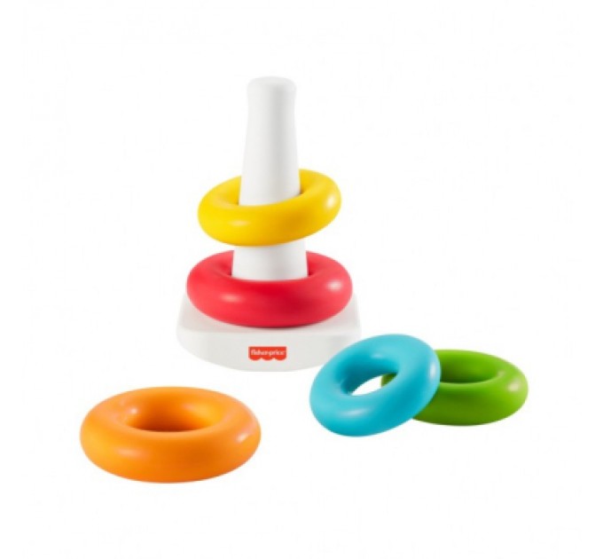 Fisher-Price Розвиваюча іграшка Fisher-Price Пірамідка з еко-матеріалів (GRF09)