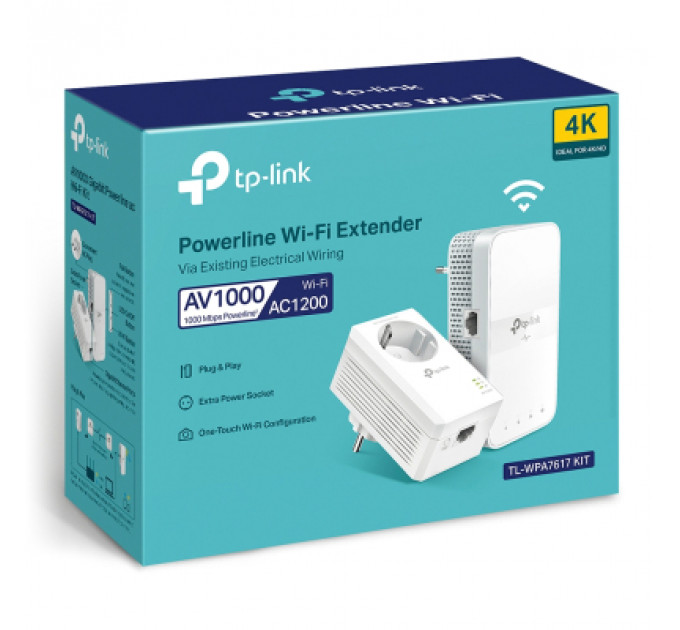 Адаптер Powerline TP-Link TL-WPA7617KIT