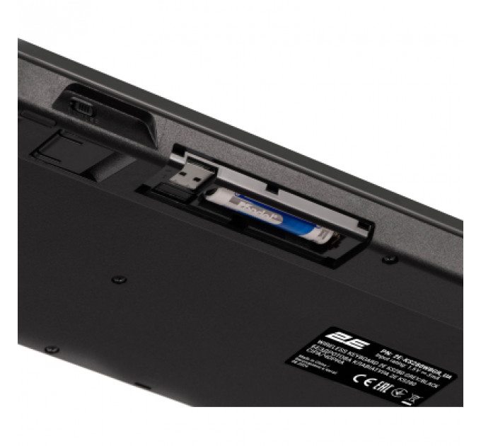 Клавіатура 2E KS280 Wireless/Bluetooth Black-Gray (2E-KS280WBGR_UA)