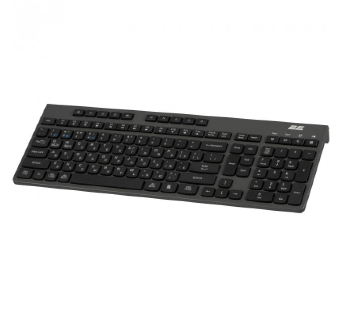 Клавіатура 2E KS280 Wireless/Bluetooth Black-Gray (2E-KS280WBGR_UA)