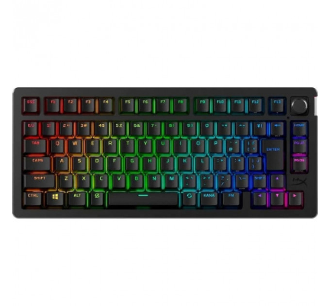 Клавіатура HyperX Alloy Rise 75 PBT HX Red Wireless UA Black (91Y91AA)