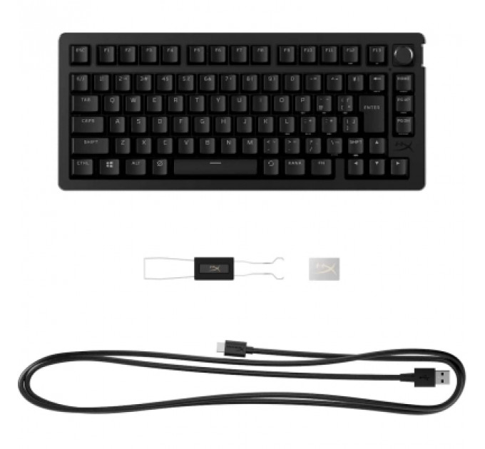 Клавіатура HyperX Alloy Rise 75 PBT HX Red Wireless UA Black (91Y91AA)