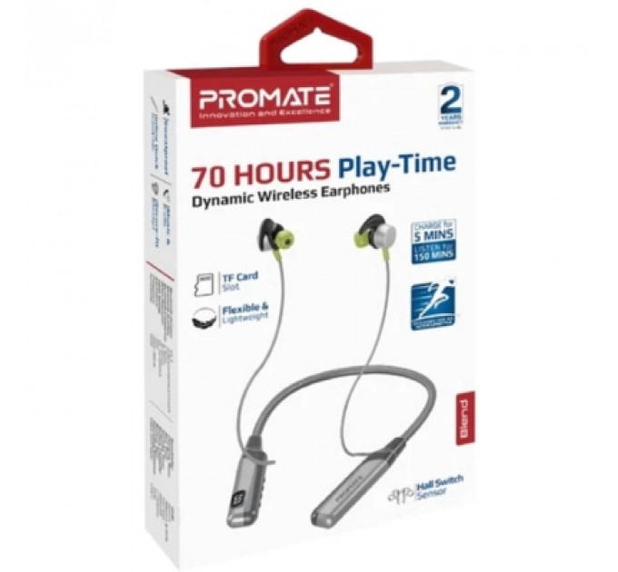 Навушники Promate Blend Grey (blend.grey)