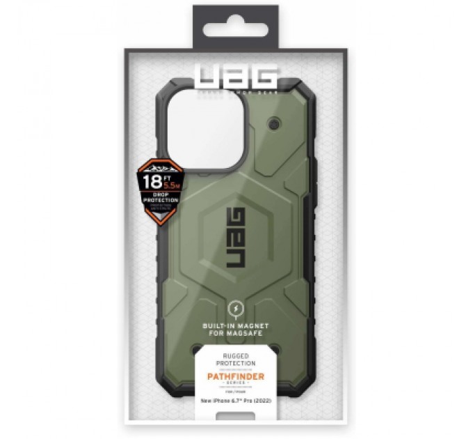 UAG Чохол до мобільного телефона UAG Apple iPhone 14 Pro Max Pathfinder Magsafe, Olive (114055117272)