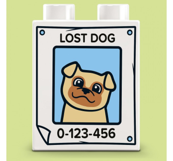 Конструктор LEGO DUPLO Town Поліцейський мотоцикл 5 деталей (10967)