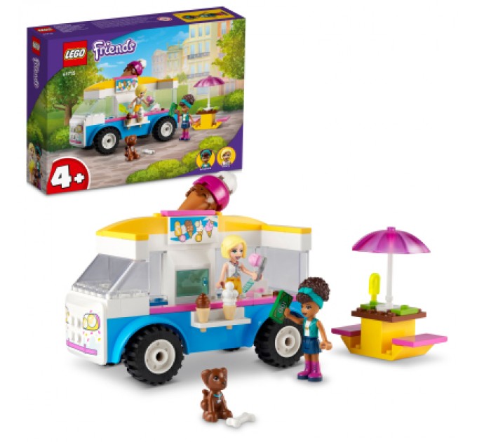 LEGO Конструктор LEGO Friends Фургон із морозивом 84 деталі (41715)