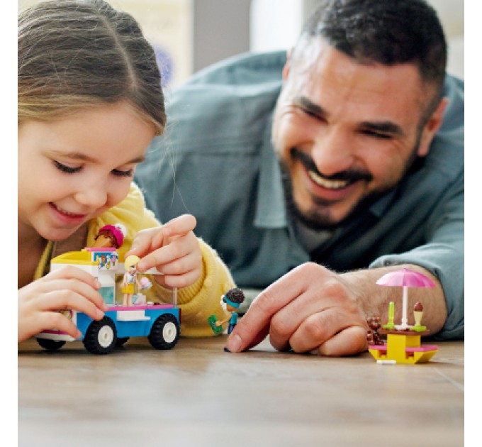 LEGO Конструктор LEGO Friends Фургон із морозивом 84 деталі (41715)