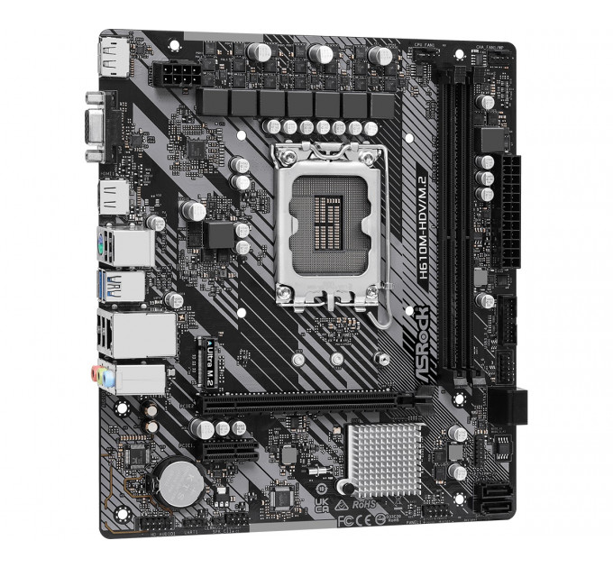 Материнская плата ASRock H610M-HDV/M.2 R2.0 Socket 1700