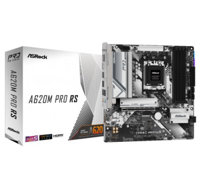 Материнская плата ASRock A620M Pro RS Socket AM5
