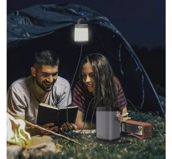 Sandberg Батарея універсальна Sandberg 60000mAh, PD/20W, QC/3.0, USB-C, USB-A*2(22.5W total), flashlight 3W (420-71)