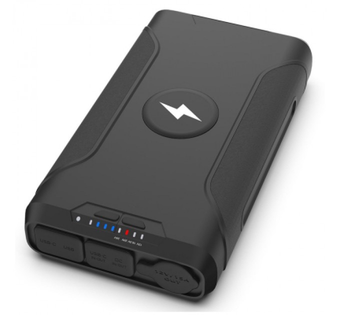 PowerPlant Батарея універсальна PowerPlant 68400mAh, PD/60W, DC 12-24V 9 connectors, QC/3.0, USB-C*2, USB-A, Wireless (PB930456)