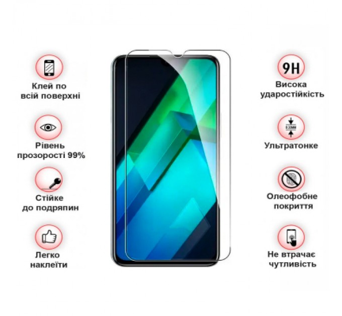 BeCover Скло захисне BeCover Infinix Note 12 (X663D) 3D Crystal Clear Glass (708088)