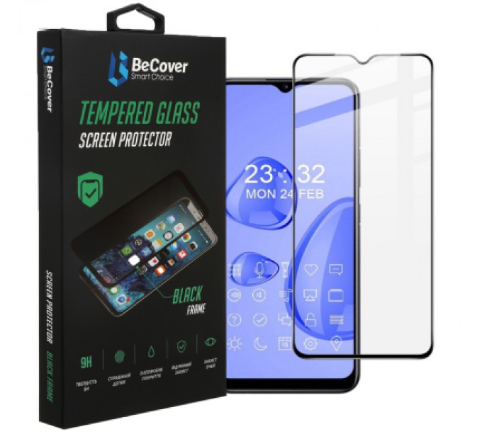 BeCover Скло захисне BeCover Realme Narzo 50A Black (708154)