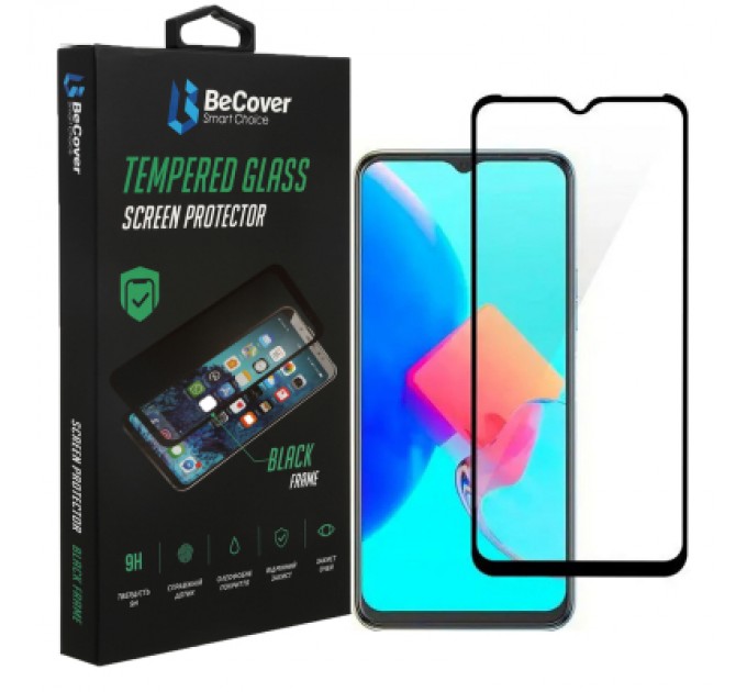 BeCover Скло захисне BeCover Tecno Spark 8C (KG5n) Black (708161)
