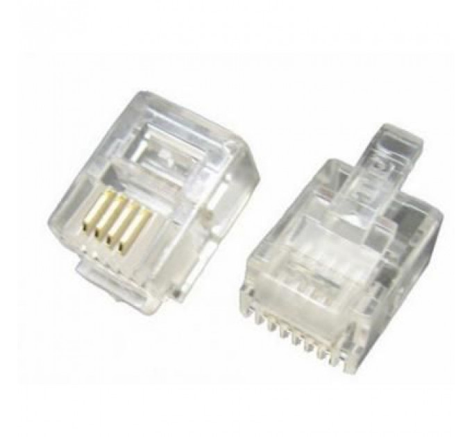 Конектор RJ12 6P4C 100 шт Ritar (2775)