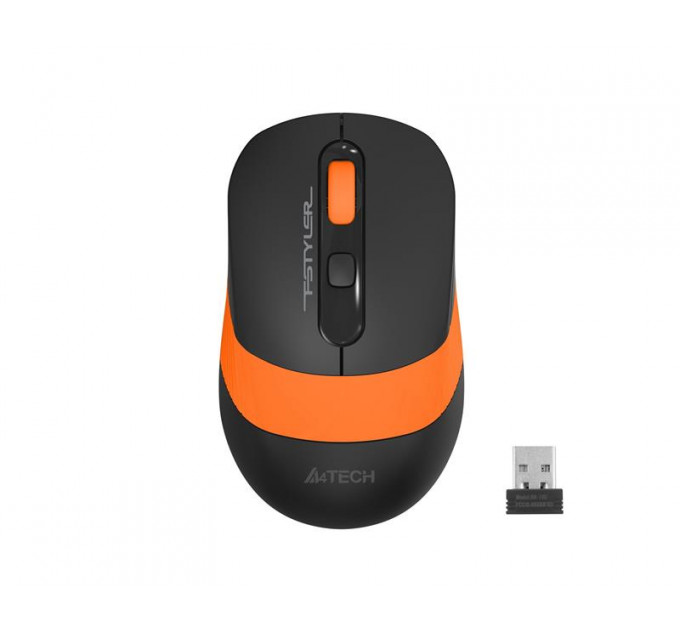 Мышь беспроводная A4Tech FG10S Orange/Black USB