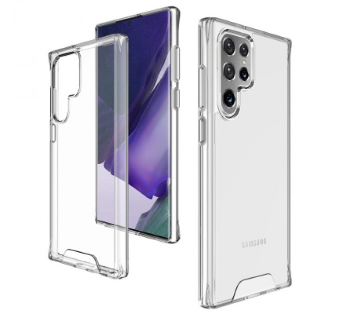 BeCover Чохол до мобільного телефона BeCover Space Case Samsung Galaxy S22 Ultra 5G SM-S908 Transparancy (708256)