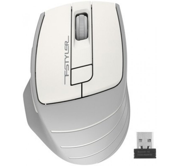 Мышь беспроводная A4Tech FG30S Grey/White