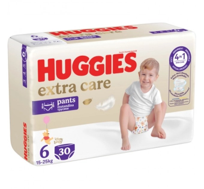 Huggies Підгузки Huggies Extra Care Pants 6 15-25 кг 30 шт (5029053582436)