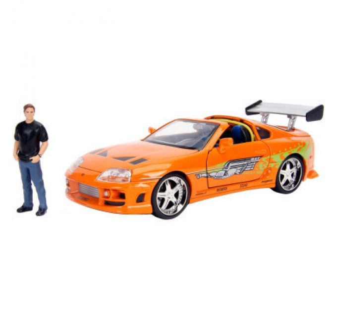 Jada Машина Jada металева Форсаж Toyota Supra (1995) + фігурка Браяна 1:24 (253205001)