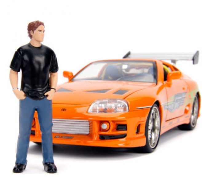 Jada Машина Jada металева Форсаж Toyota Supra (1995) + фігурка Браяна 1:24 (253205001)