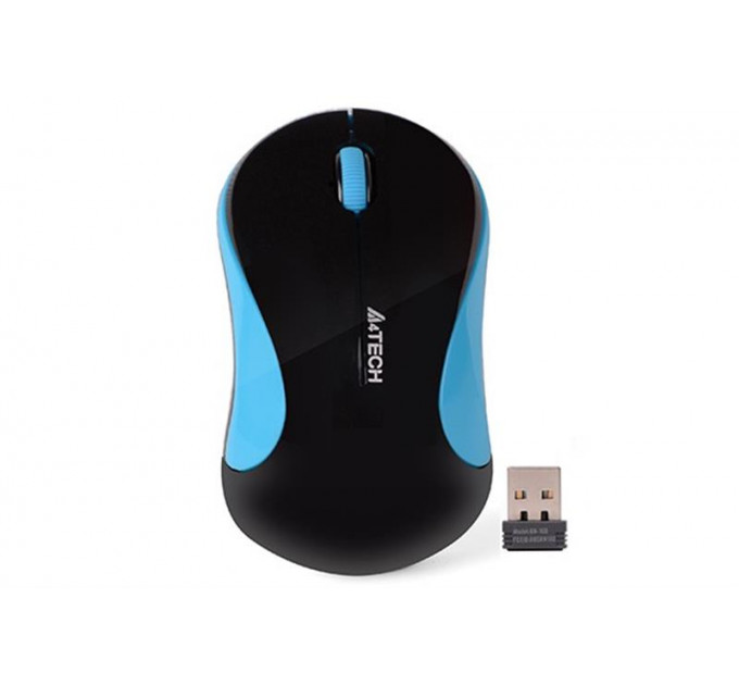 Мышь беспроводная A4Tech G3-270N Black/Blue V-Track