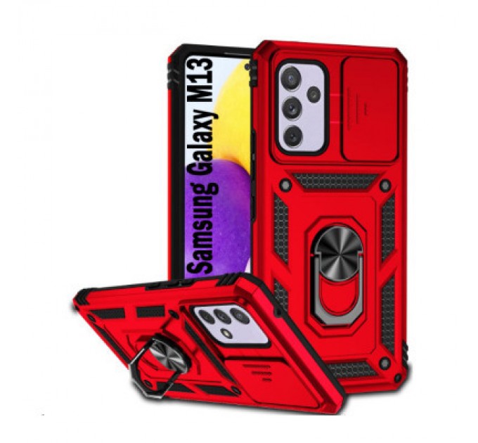 Чохол до мобільного телефона BeCover Military Samsung Galaxy M13 SM-M135 Red (708210)