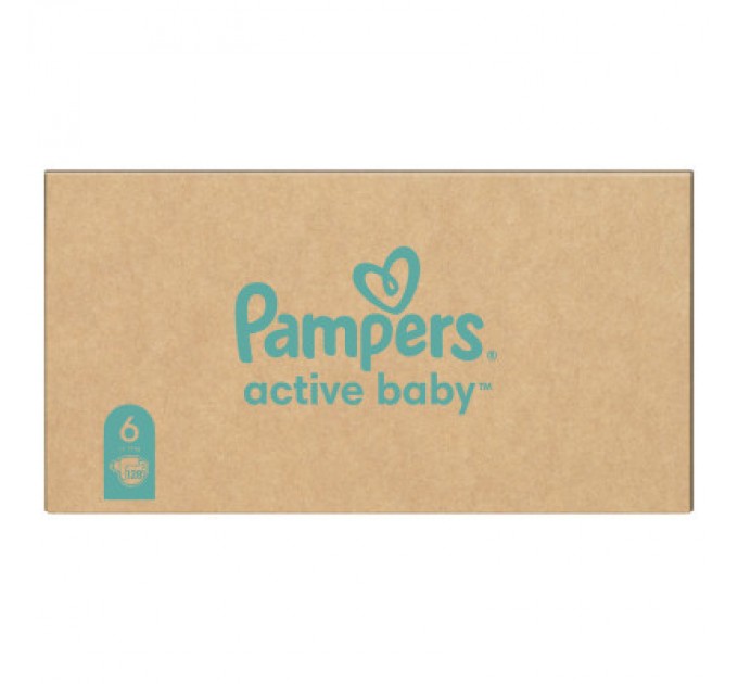 Підгузки Pampers Active Baby Розмір 6 (Extra Large) 13-18 кг 128 шт (8006540032688)