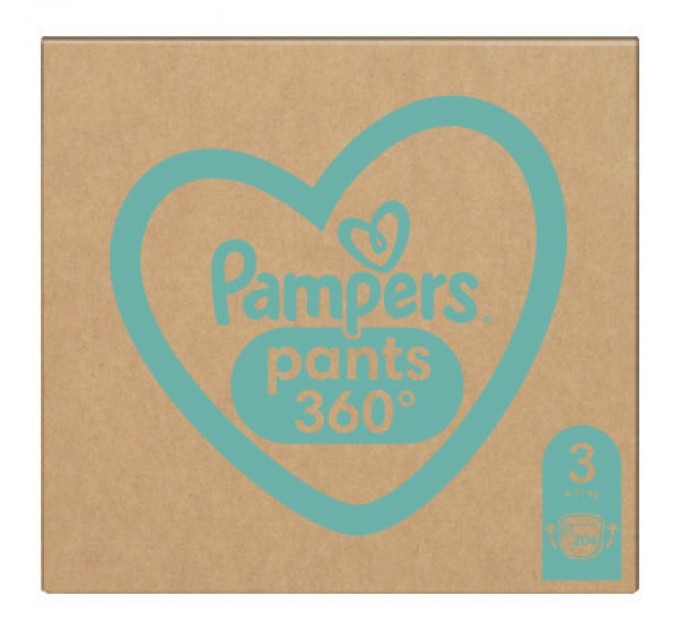 Pampers Підгузки Pampers Pants Midi Розмір 3 (6-11 кг) 204 шт (8006540497678)