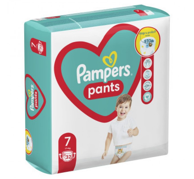 Pampers Підгузки Pampers Pants Розмір 7 (17+ кг) 32 шт (8006540374559)