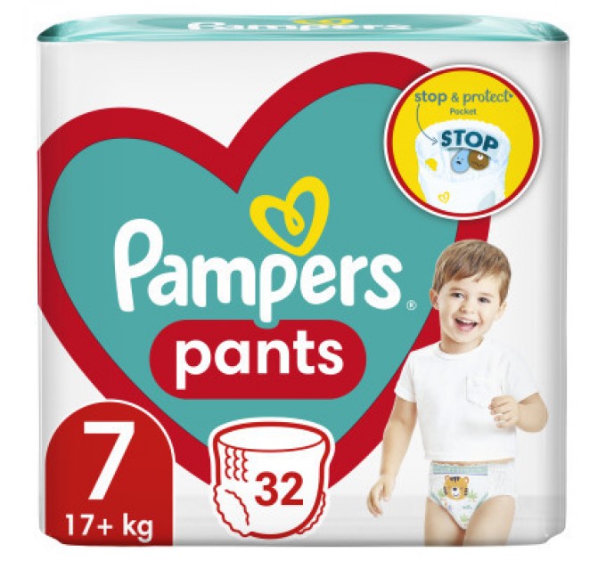 Pampers Підгузки Pampers Pants Розмір 7 (17+ кг) 32 шт (8006540374559)