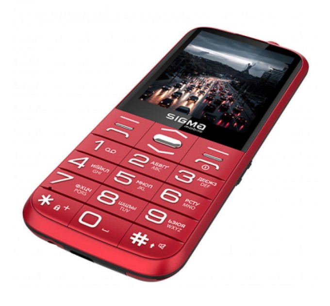 Sigma Мобільний телефон Sigma Comfort 50 Grace Type-C Red (4827798121825)