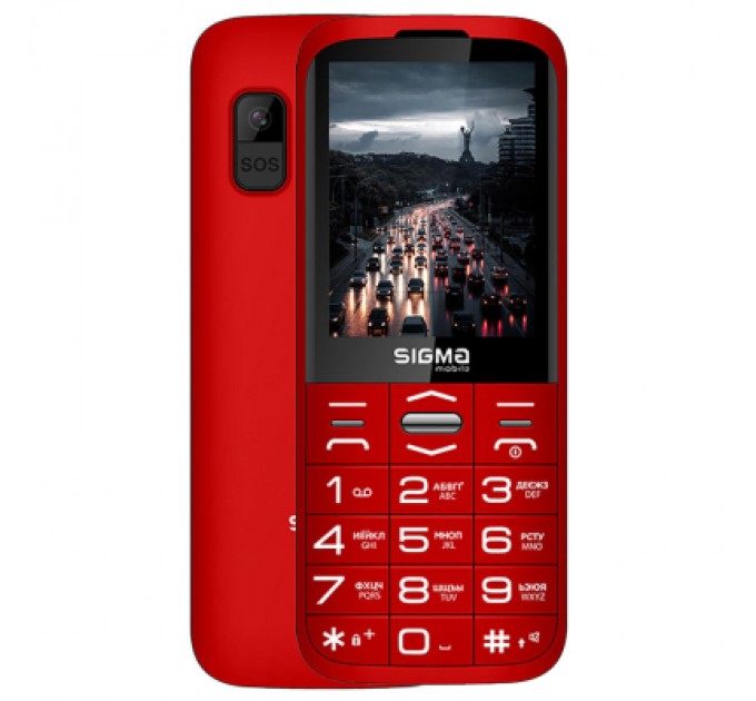 Sigma Мобільний телефон Sigma Comfort 50 Grace Type-C Red (4827798121825)