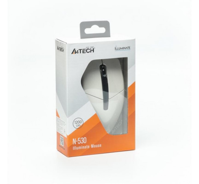 Мышь A4Tech N-530 White
