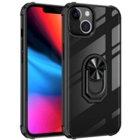 Чохол до мобільного телефона Drobak Magnetic Ring Case with Airbag Apple iPhone 11 Pro Max Black (707015)